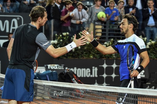 Andy Murray pierde en su debut en el Masters 1000 de Roma