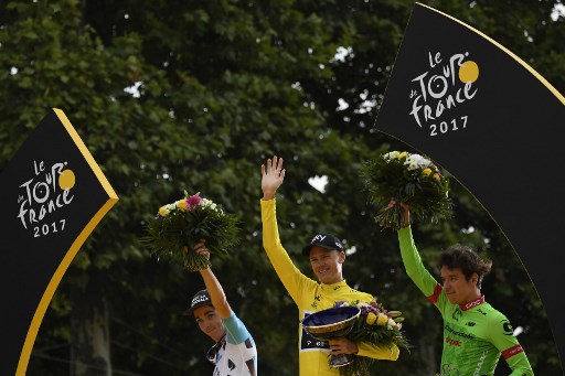 Chris Froome gana el Tour de Francia, el colombiano Urán queda segundo