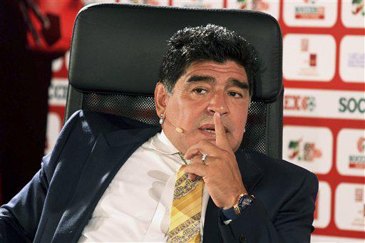 Maradona busca la presidencia de la FIFA
