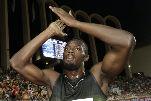 Usain Bolt gana 100 metros planos de la Liga Diamante en Mónaco