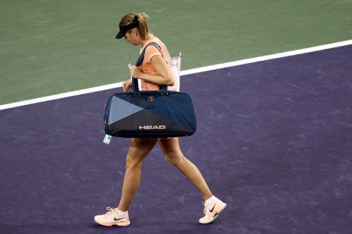 Sharapova no encuentra su rumbo y es eliminada de Indian Wells