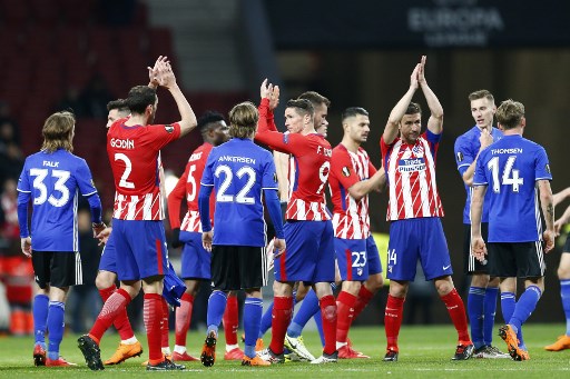 Atlético Madrid clasifica a octavos de Europa League, Napoli y Villareal eliminados