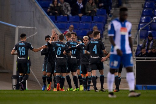Felipe Caicedo es titular en derrota del Espanyol ante la Real Sociedad