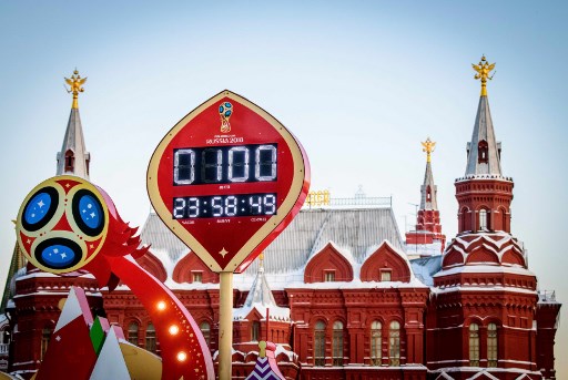 Putin e Infantino juegan en el Kremlin a 100 días del Mundial