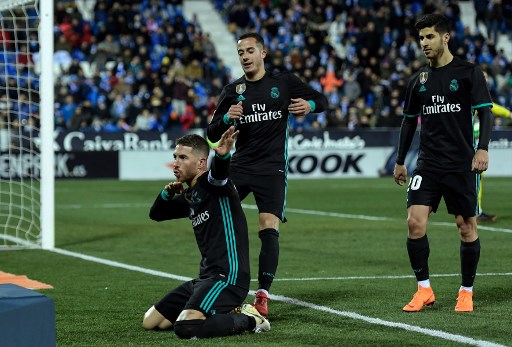 Real Madrid vence al Leganés en partido atrasado de la Liga Española