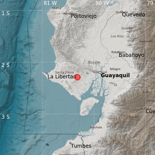Sismo de magnitud 3,5 en Santa Elena, sin víctimas ni daños