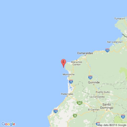 Sismo de magnitud 5.1 se registra en Muisne, provincia de Esmeraldas