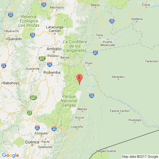 Instituto Geofísico reportó sismo de 4.8 grados en ciudad amazónica de Puyo