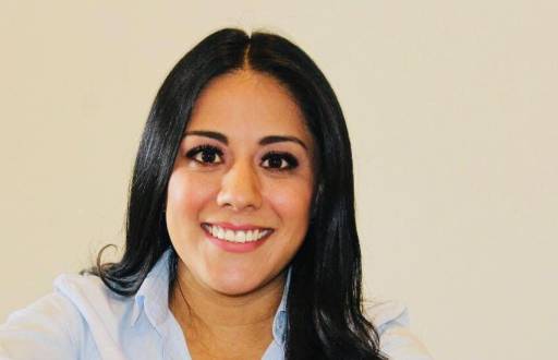 Imagen de la candidata a la presidencia municipal Evelin Mayén González.