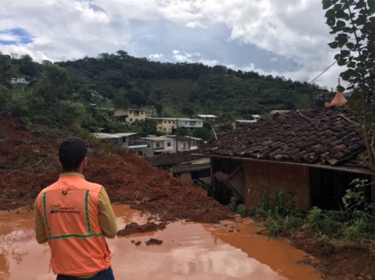 20 familias viven en riesgo en la zona del deslave ocurrido en Atahualpa, El Oro
