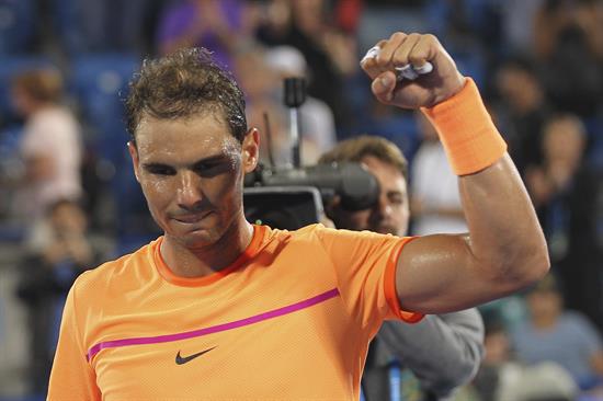 Rafael Nadal se muestra confiado tras triunfo en torneo de Abu Dhabi