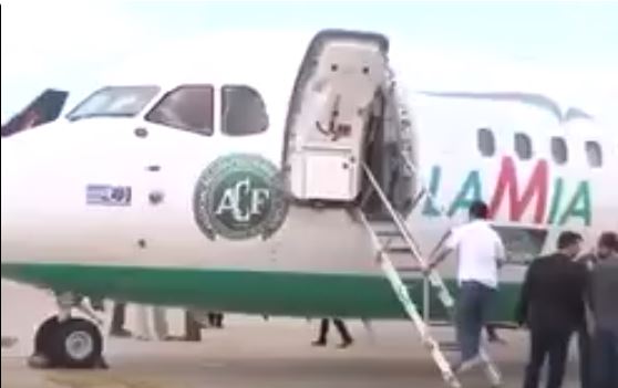 TV bolivana revela video de tripulación del avión siniestrado