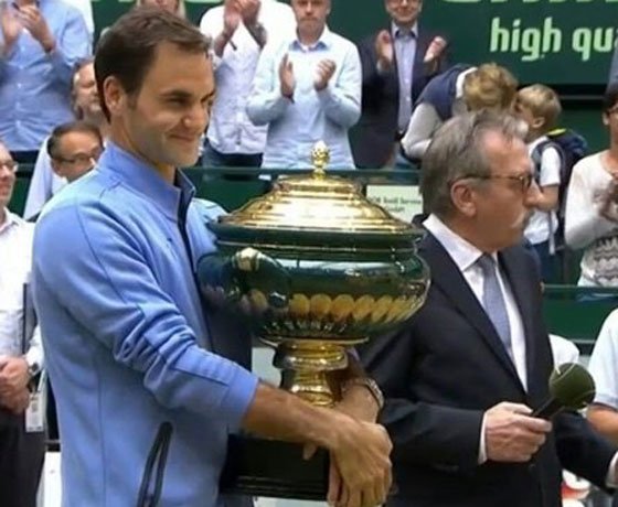 Federer gana el torneo de Halle por novena ocasión