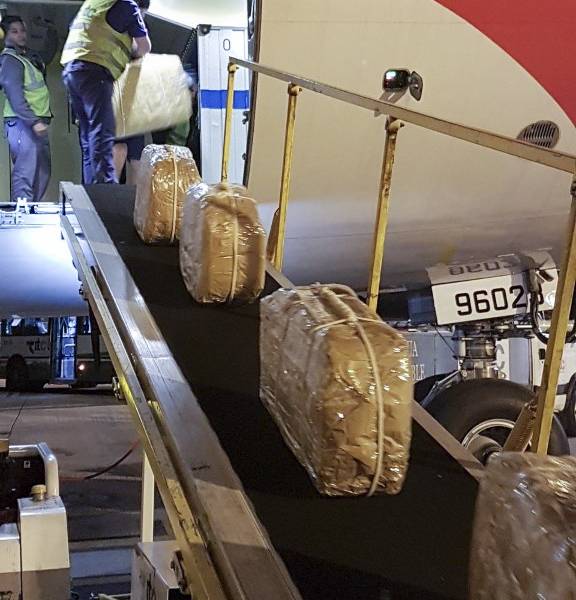 Argentina: 389 kilos de cocaína pretendían llegar mediante valija diplomática a Rusia