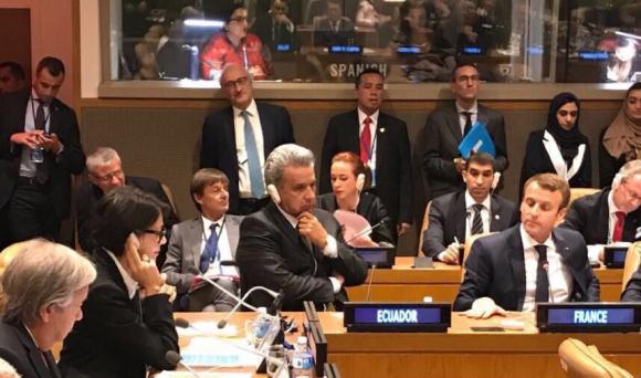 Presidente Moreno hablará ante la Asamblea de la ONU junto a otros 39 jefes de Estado