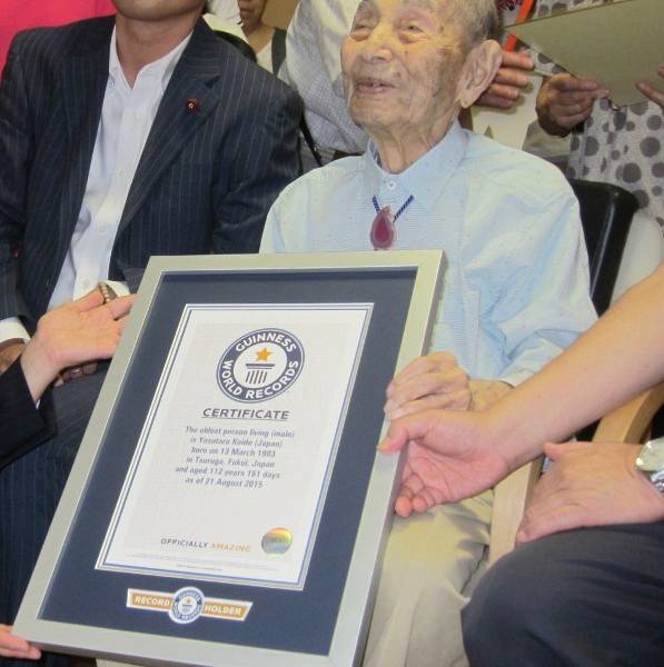 Fallece en Japón a los 112 años el hombre más longevo del planeta