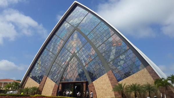 Santuario de la Divina Misericordia, primer punto del simulacro papal en Guayaquil