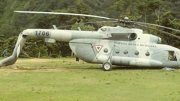 Helicóptero con ayuda humanitaria por terremoto se desploma en México