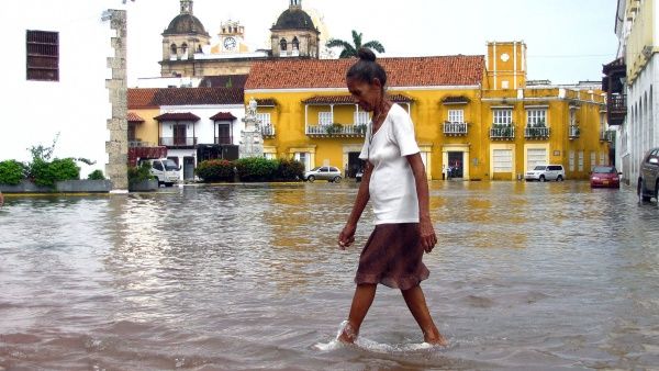 Alerta roja por las fuertes lluvias que golpean a Colombia