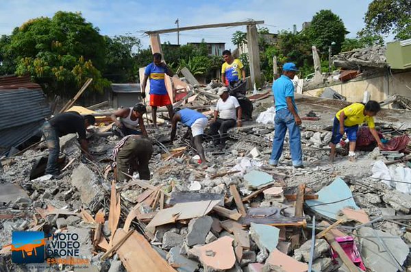 6 fallecidos en Esmeraldas tras terremoto, según prefecta