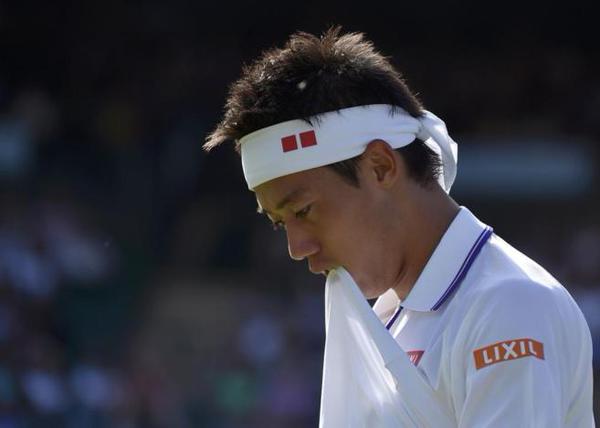 Nishikori abandona Wimbledon por lesión