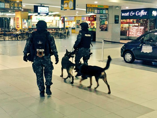 Detienen a supuesto autor de falsa amenaza de bomba en terminal de Guayaquil