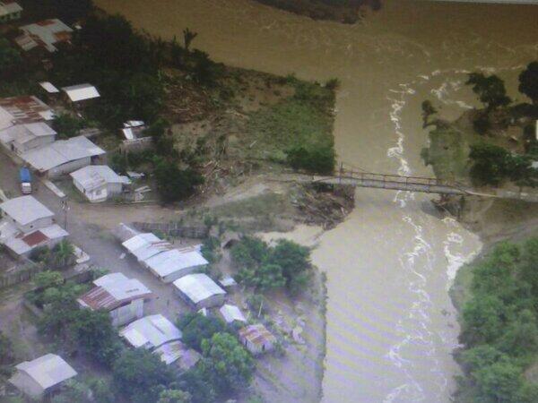 Esmeraldas: 5 ríos se desbordaron y causaron destrozos