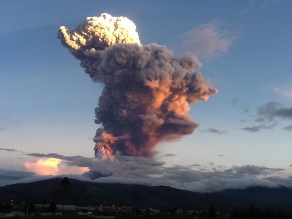 Volcán Tungurahua incremente su actividad