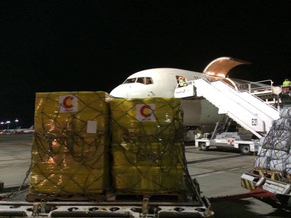 Llega segundo cargamento de ayuda de España tras el terremoto