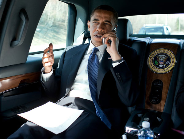 ¿A quién realiza Obama su última llamada como presidente?