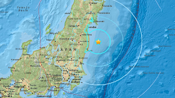 Sismo de 5,8 sacude la costa de Fukushima en Japón sin riesgo de tsunami