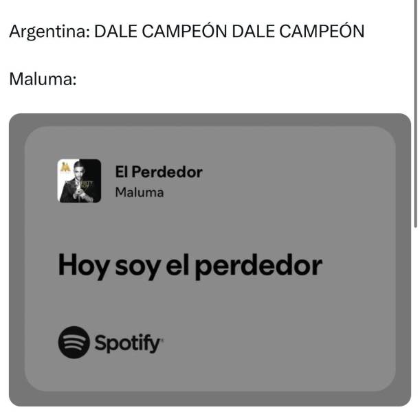 Meme ante la pelea de Maluma contra hinchas argentinos. Meme ante la pelea de Maluma contra hinchas argentinos.