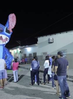 El suburbio de Guayaquil se transformó en el escenario de una gran fiesta.