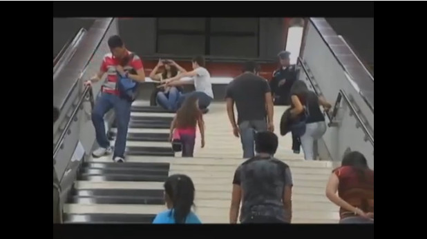 (VIDEO) Una escalera musical que es la sensación en México