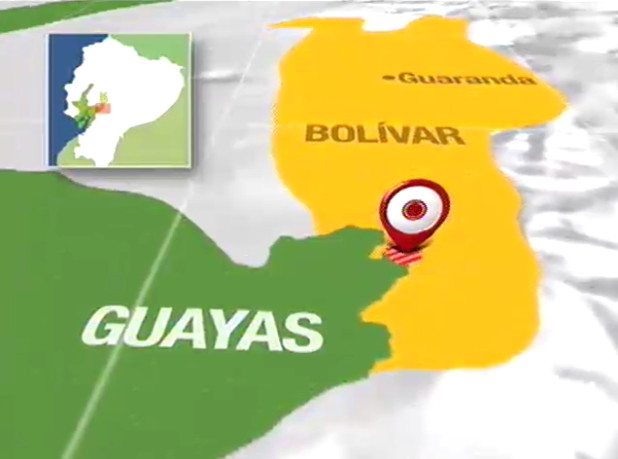 Recinto Esperanza Alta, territorio reclamado por Guayas y Bolívar