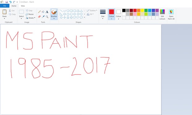 Microsoft anuncia que Paint no estará disponible en las próximas actualizaciones