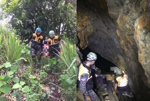 Tres personas fallecieron dentro de una mina en Portovelo, El Oro