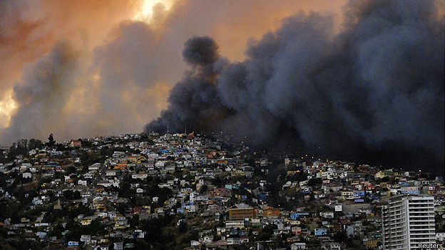 Chile: se reactivan los voraces incendios en Valparaíso