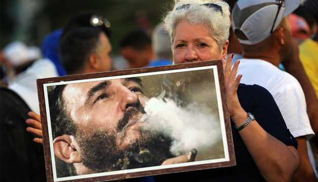 Las cenizas de Fidel emprenden viaje desde La Habana hasta Santiago