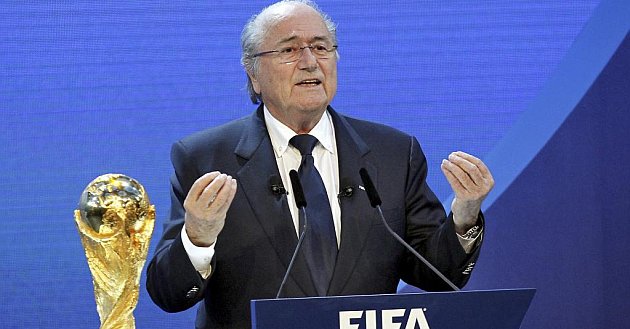Rueda de prensa de Blatter fue suspendida