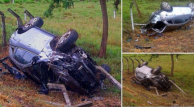 Grave accidente automovilístico del exjugador colombiano Freddy Rincón