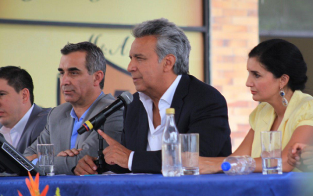 Presidente Lenín Moreno reitera respaldo a la gestión de Gustavo Jalkh