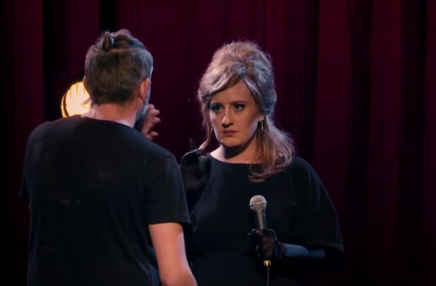 Adele se disfrazó para imitarse a sí misma en una audición