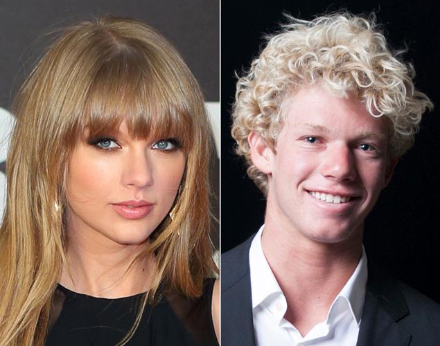 Taylor Swift pasa de un cantante a un surfista