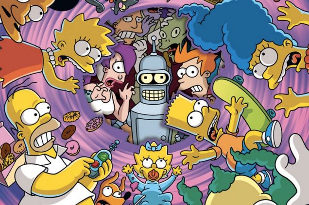Los Simpsons y Futurama juntos en capítulo especial