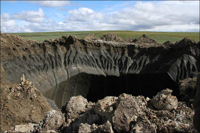 Gigante cráter siberiano impresiona a la ciencia