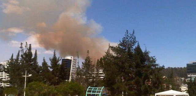 Se registra incendio forestal en las faldas del Parque Metropolitano de Quito
