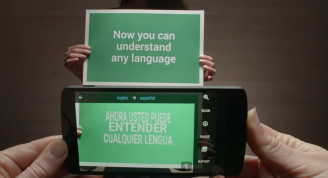 (VIDEO) Así funciona el traductor en tiempo real de Google para celulares
