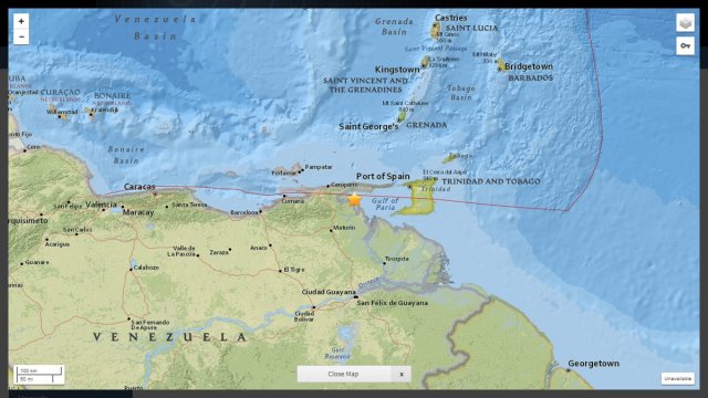 Fuerte sismo de 6,3 sacudió Venezuela