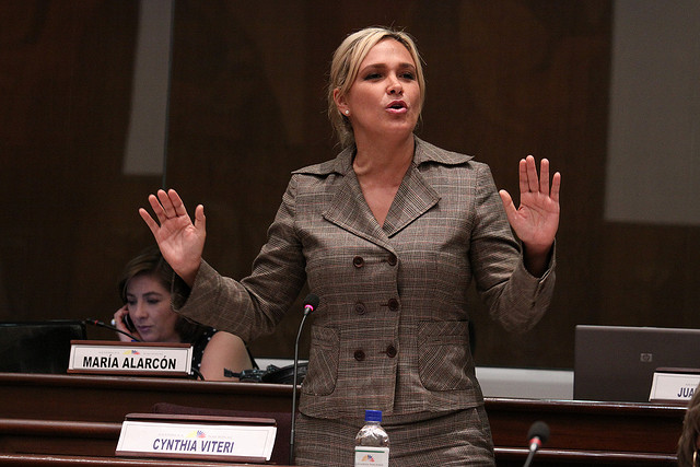 Cynthia Viteri no será candidata a Prefecta del Guayas